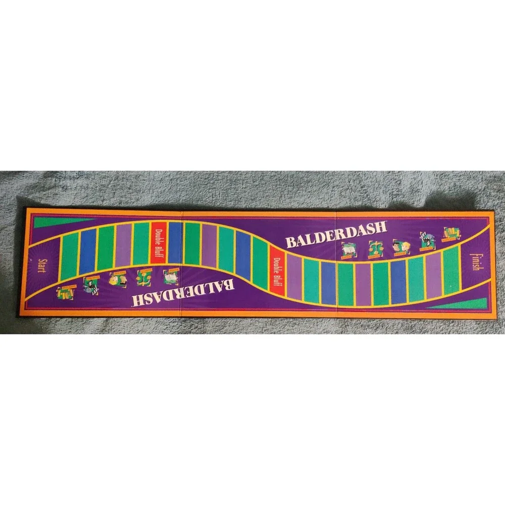 Balderdash Board Game Incomplete Missing Pawns Die